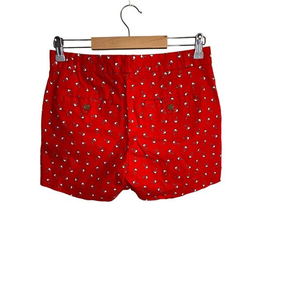 Banana Republic Factory Store Red Anchor Shorts Women's 4 Mid Rise - Picture 2 of 6